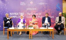 Future of Economic Multilateralism discussion at AED Delhi