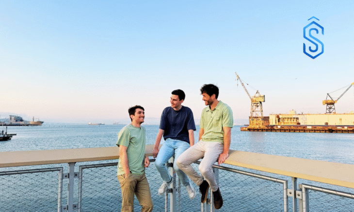 HappyRobot founders Pablo Palafox, Luis Paarup, and Javier Palafox
