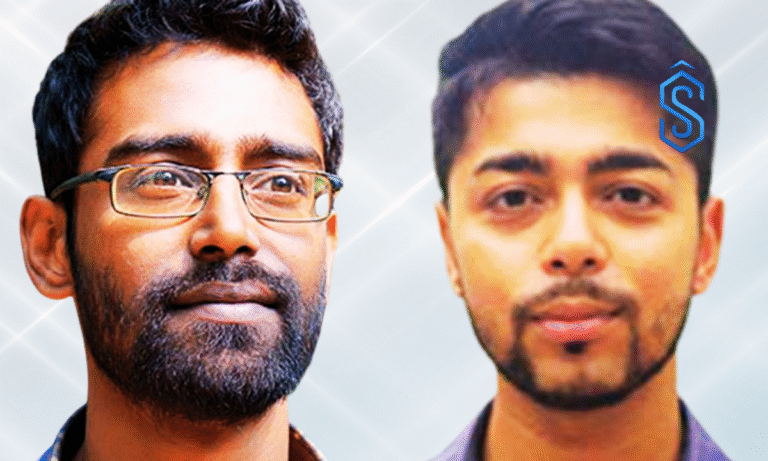 Pandorum Technologies cofounders Arun Chandru and Tuhin Bhowmick
