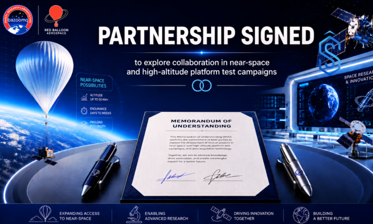 Red Balloon Aerospace MoU Bazoomq