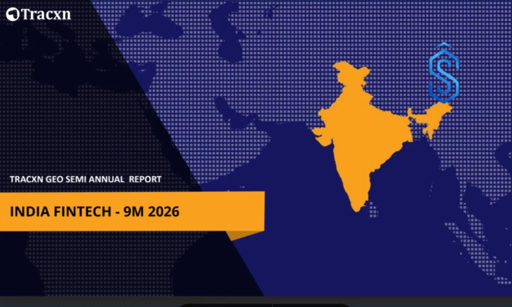 India FinTech 9M 2026 funding report by Tracxn