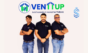 Venttup founders Sandeep Nair, M. Wasim Ankli, and Joseph Panakkal